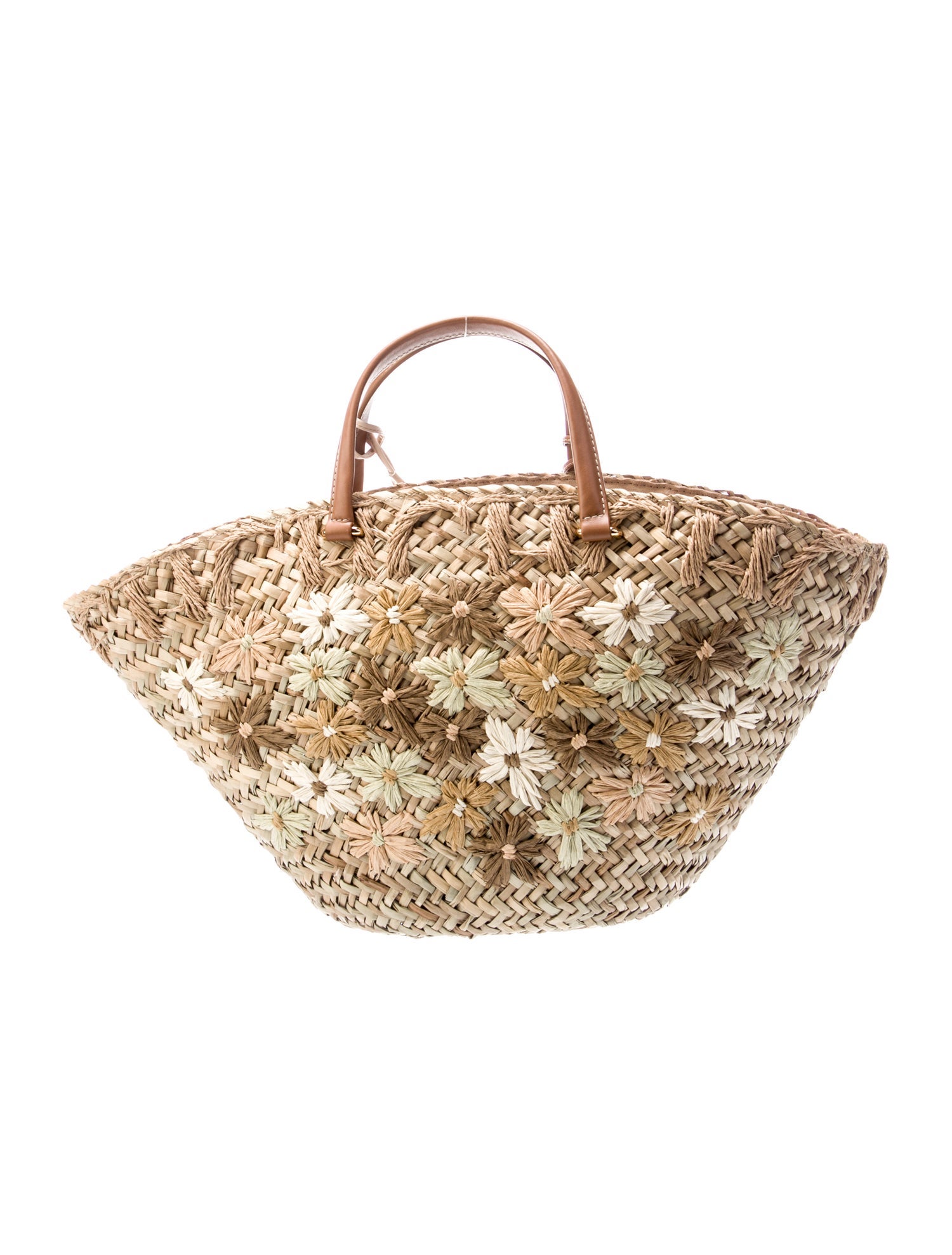 CH Carolina Herrera Straw Evening Bag